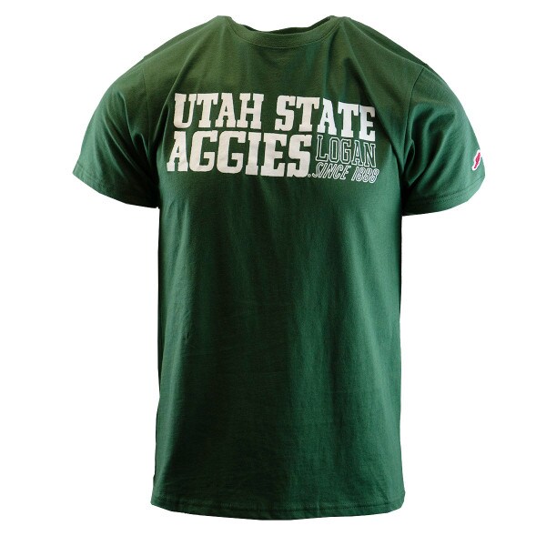 Utah State Aggies Logan Since 1888 T-Shirt Green
